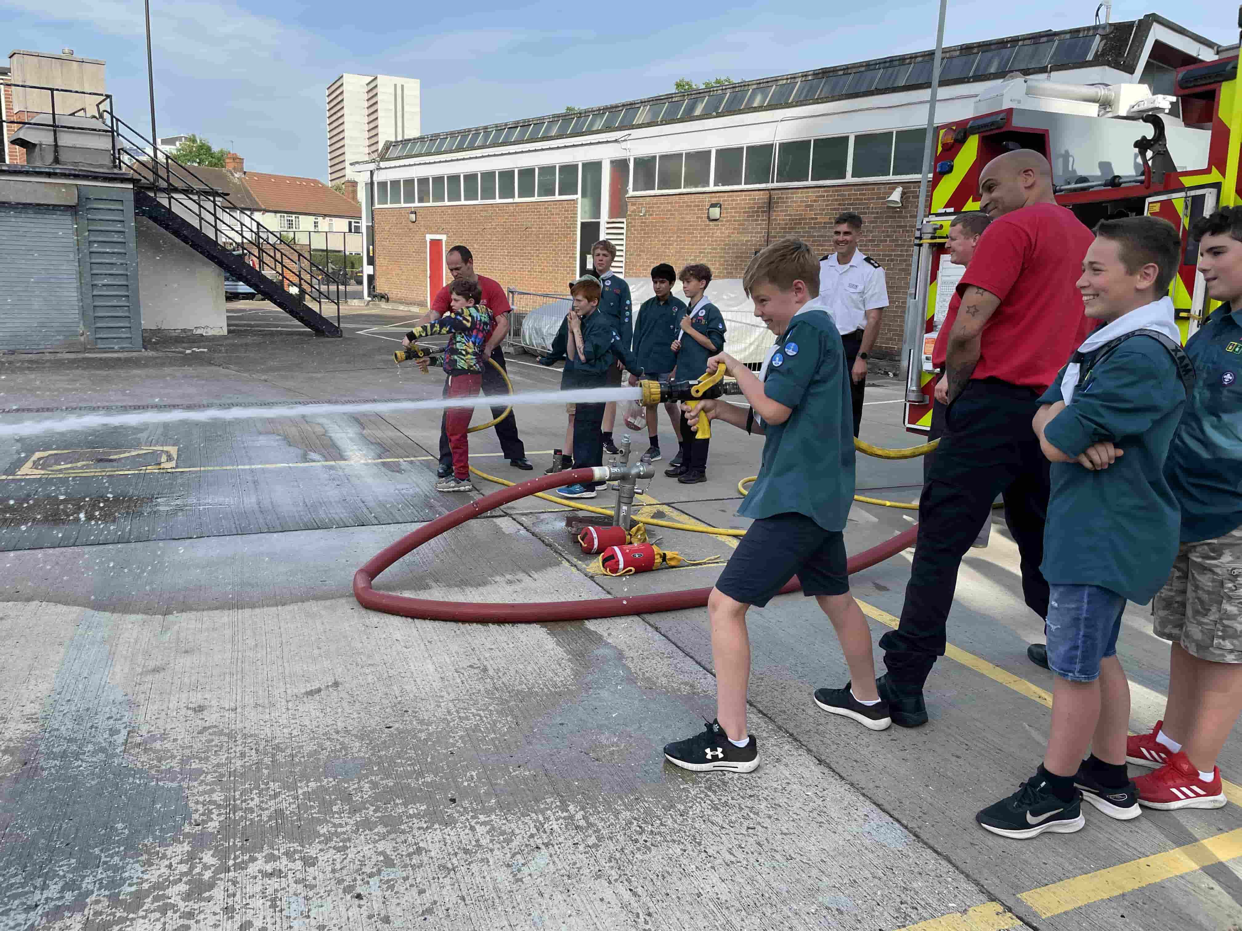 Fire brigade visit